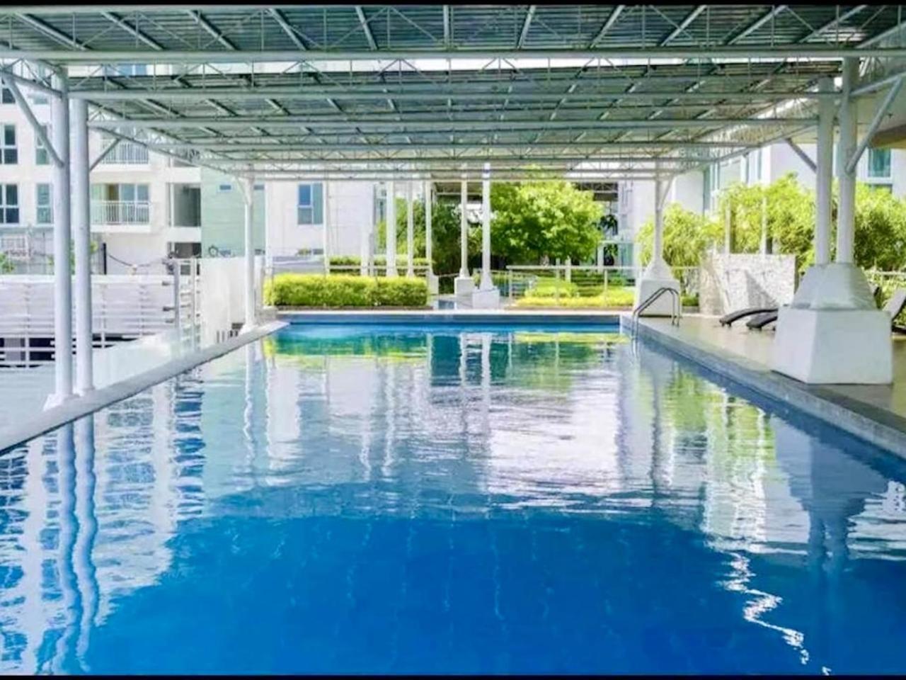 Abreeza Studio Suite 2321 - Pool, Wifi, City View, Washer, Ac, Netflix, Mall Davao Stadt Exterior foto